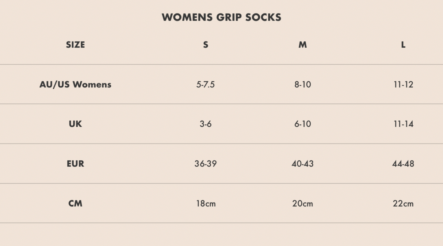 Crew Non Slip Grip Socks