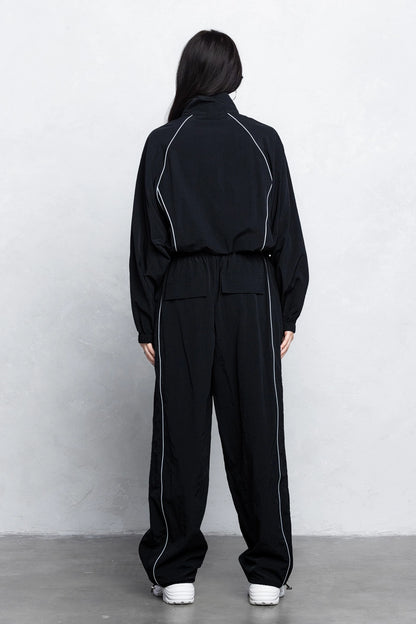 'WINDY' Tracksuit Set w/ Reflective Piping Trim